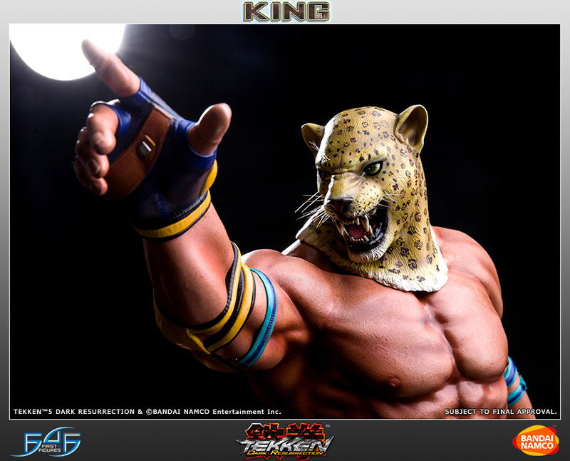Tekken 5 Dark Resurrection 1/4 Scale Statue: King II image 6