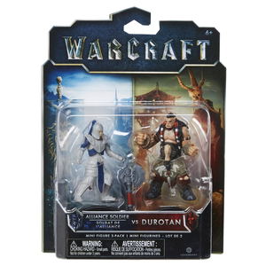 Warcraft Mini Action Figure 2 Pack: Durotan & Alliance Soldier_