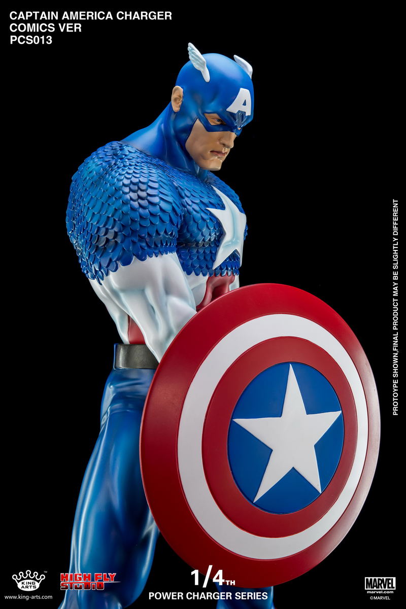King Arts Captain America Civil War 1/4 Wireless Power Charger Statue image 10