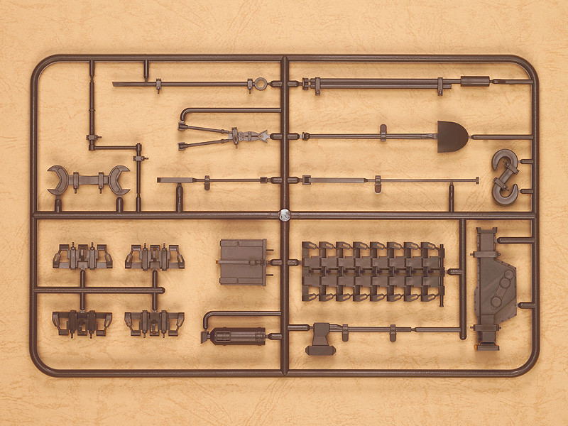 Figma R Equipment figma Vehicles Girls und Panzer: Panzer IV Ausf. D Tank Equipment Set Brown