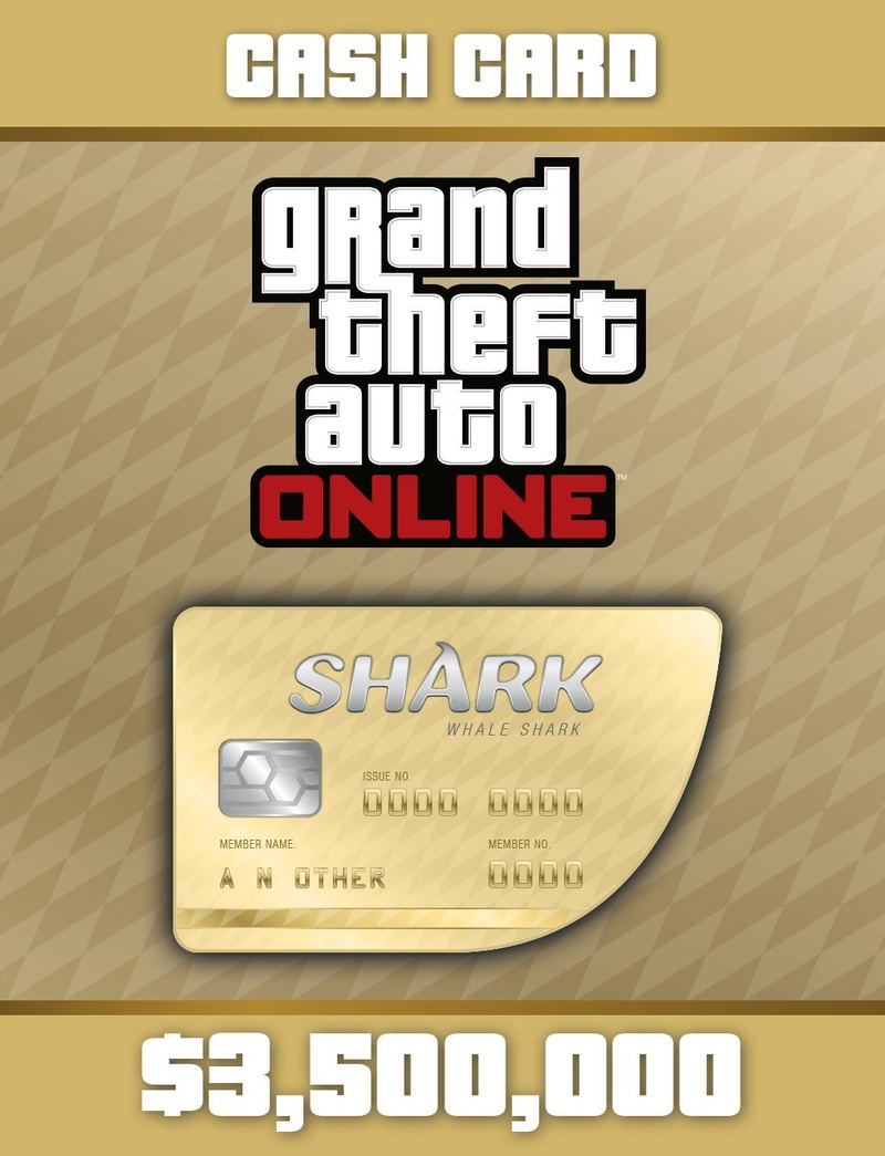 Grand Theft Auto Online: Whale Shark Cash Card <span class="ext ext_digital">digital</span> image 1