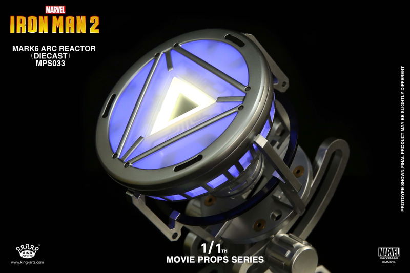 King Arts 1/1 Movie Props Series Iron Man 2: Iron Man Reactor Mark VI Arc Reactor image 5