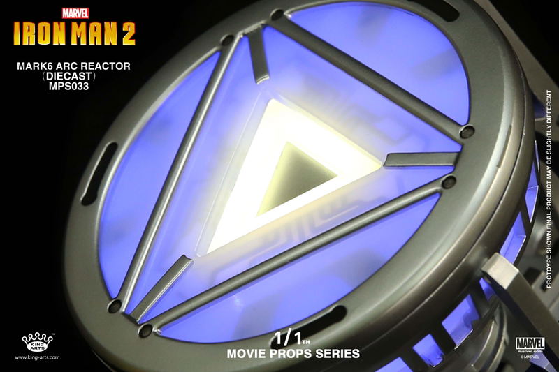King Arts 1/1 Movie Props Series Iron Man 2: Iron Man Reactor Mark VI Arc Reactor image 6