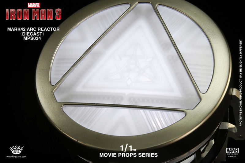 King Arts 1/1 Movie Props Series Iron Man 2: Iron Man Reactor Mark XLII Arc Reactor image 6