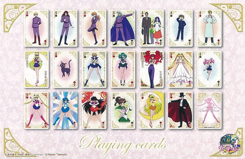 Pretty Soldier Sailor Moon Playing Cards (Re-run) image 1