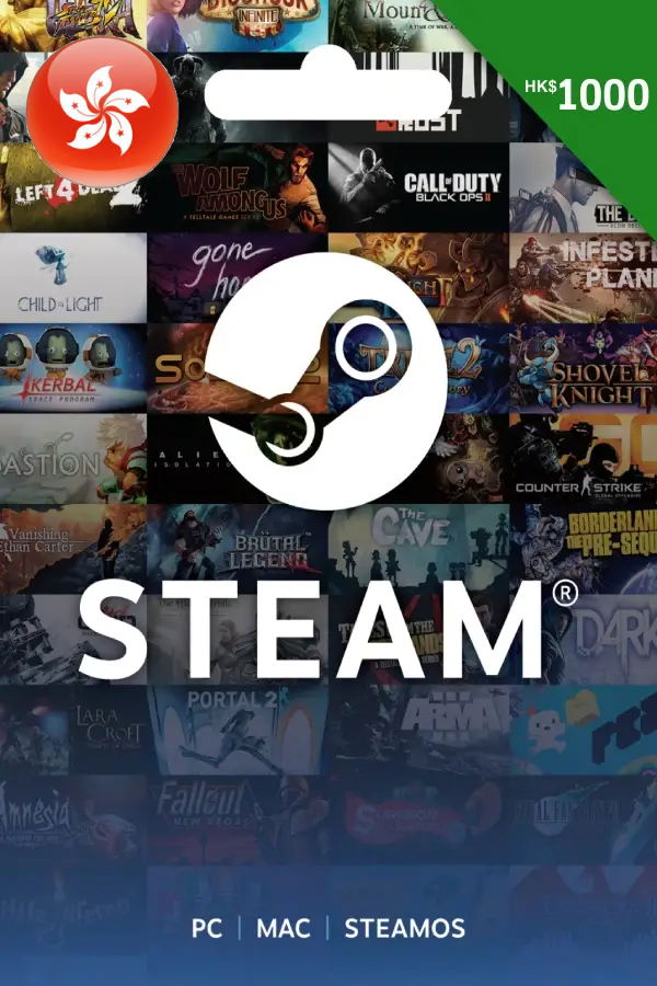 Steam Gift Card (HKD 1000 | For HKD Currency Only) <span class="ext" style="background-color: #2a475e; color: #FFFFFF;">STEAM</span> <span class="ext ext_digital">digital</span> image 1