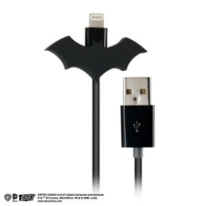 DC Comics Justice League Lightning Charge Cable for iPad/iPhone (Batman)