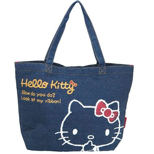 Hello Kitty Denim Series Tote Bag