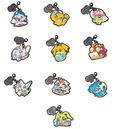 Metal Charm Collection Digimon Adventure Itsumo Issyodayo! Ver. (Set of 10 pieces) thumbnail 1