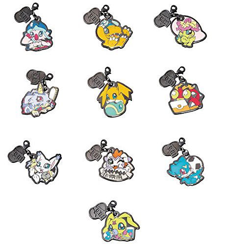 Metal Charm Collection Digimon Adventure Itsumo Issyodayo! Ver. (Set of 10 pieces) image 1