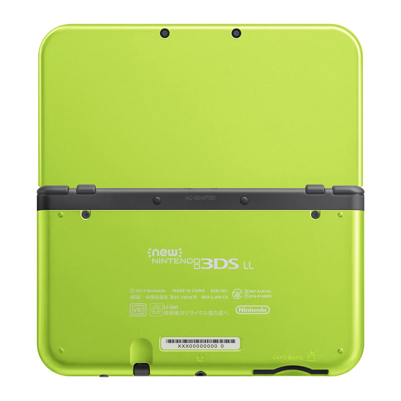 New Nintendo 3DS LL (Lime x Black) image 4