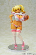 Super Pochaco 1/7 Scale Pre-Painted PVC Figure: Super Pochaco Lingerie Football Sunburn Ver. thumbnail 2