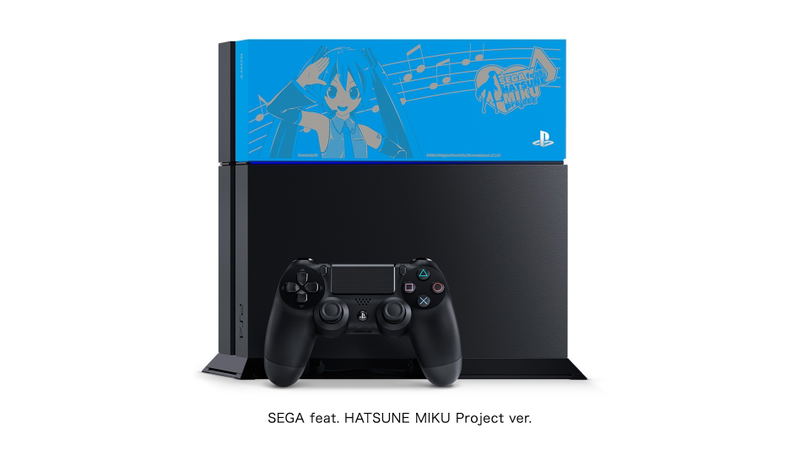 PlayStation 4 System 1TB HDD [Hatsune Miku Project Diva Special Pack] (Jet Black) image 1