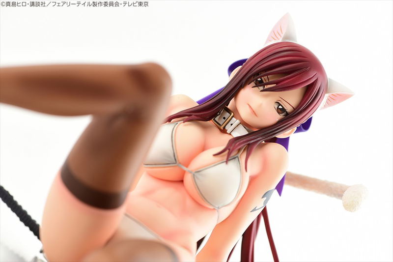 Fairy Tail 1/6 Scale Pre-Painted PVC Figure: Erza Scarlet White Cat Gravure Style image 11