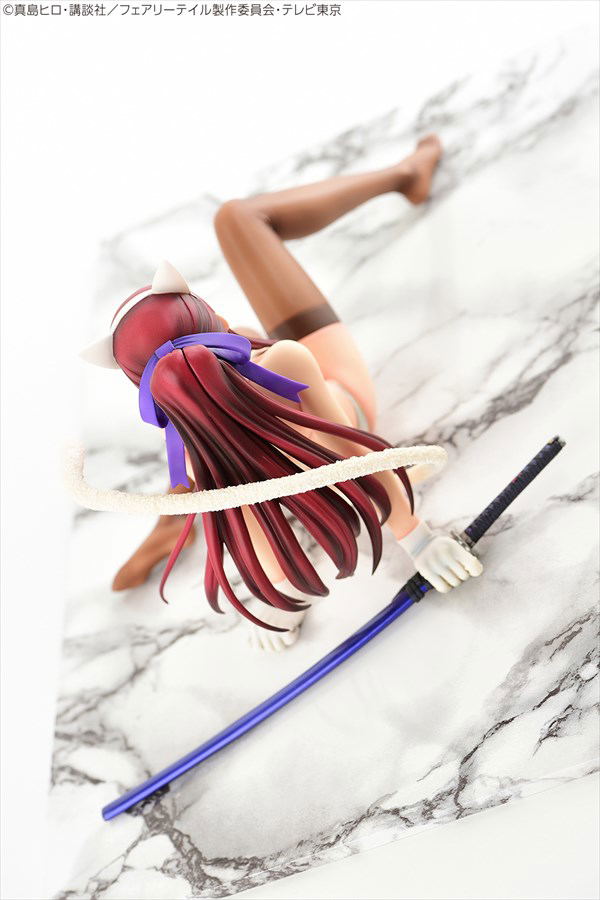 Fairy Tail 1/6 Scale Pre-Painted PVC Figure: Erza Scarlet White Cat Gravure Style image 17