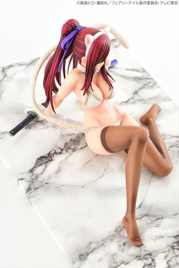 Fairy Tail 1/6 Scale Pre-Painted PVC Figure: Erza Scarlet White Cat Gravure Style image 18