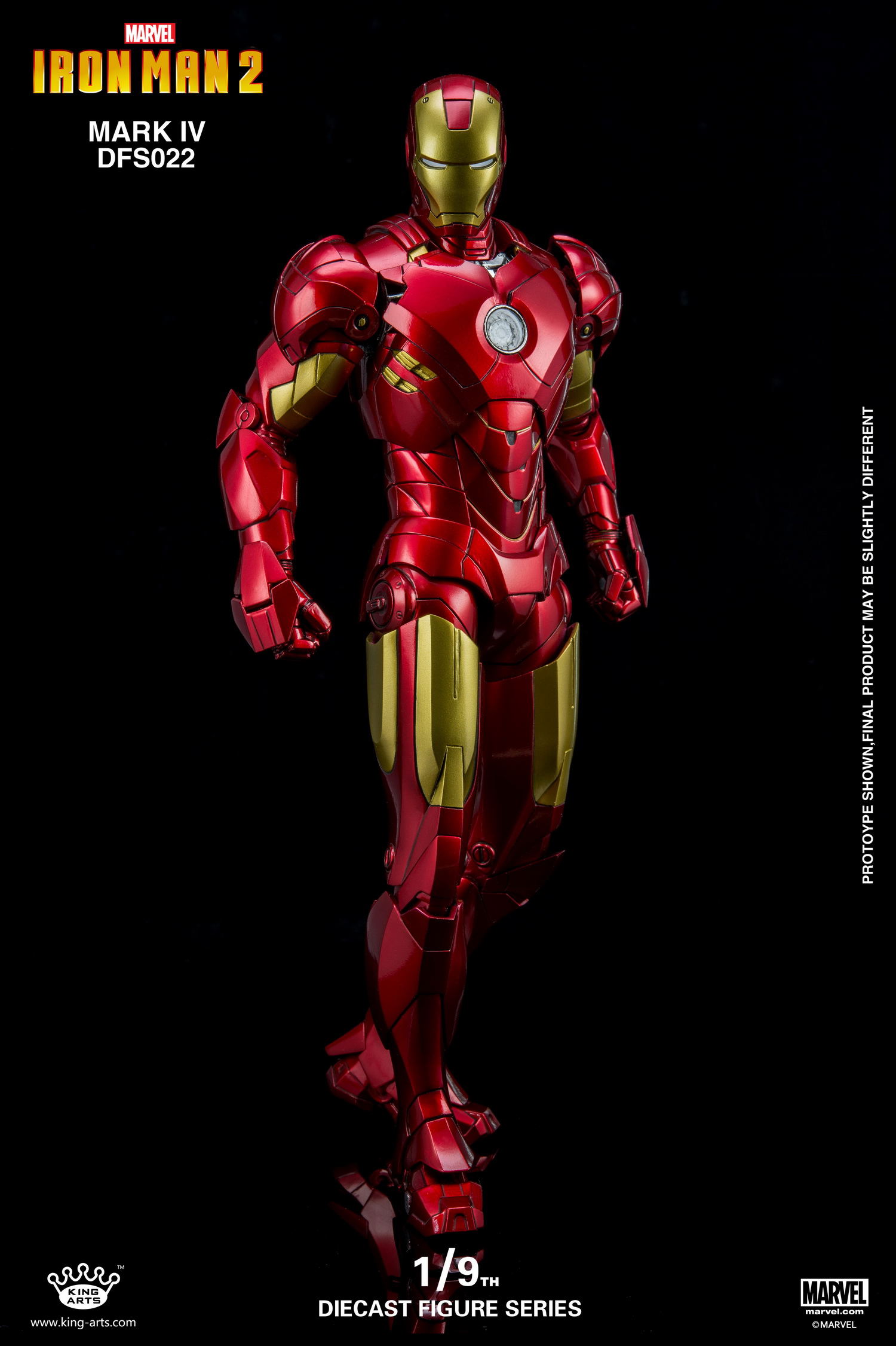 King Arts Iron Man 2 1/9 Diecast Figure Series: Iron Man Mark IV