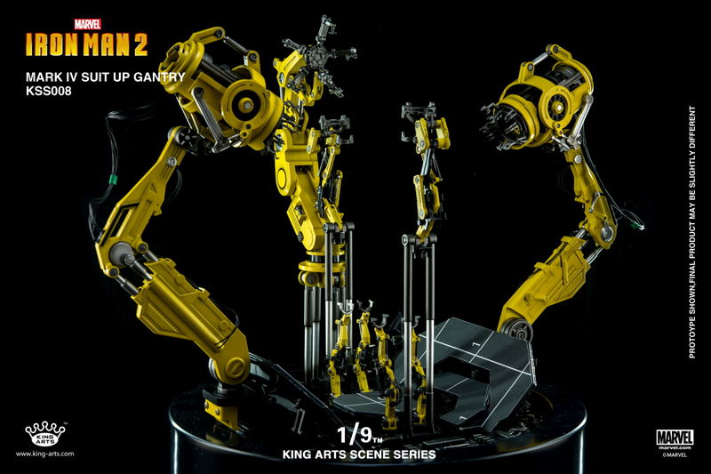King Arts Scene Series Iron Man 2: 1/9 Mark IV Suit-Up Gantry image 2