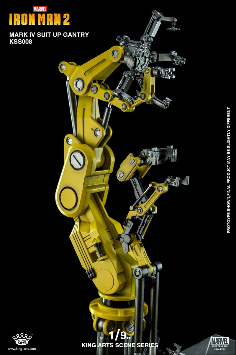 King Arts Scene Series Iron Man 2: 1/9 Mark IV Suit-Up Gantry image 3
