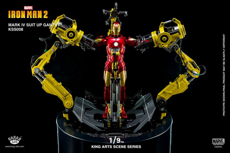 King Arts Scene Series Iron Man 2: 1/9 Mark IV Suit-Up Gantry image 10