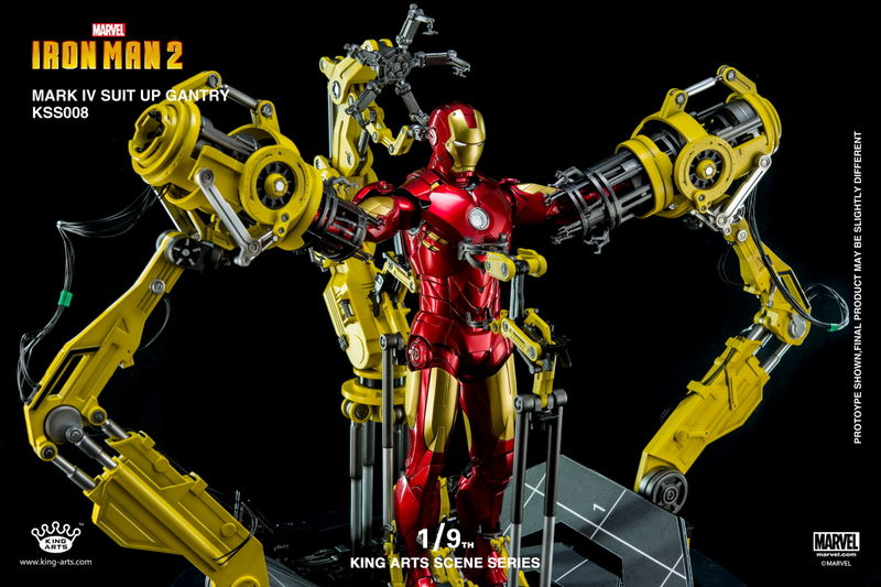 King Arts Scene Series Iron Man 2: 1/9 Mark IV Suit-Up Gantry image 11