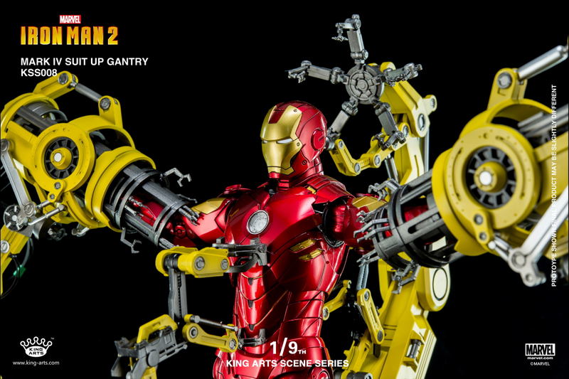 King Arts Scene Series Iron Man 2: 1/9 Mark IV Suit-Up Gantry image 12