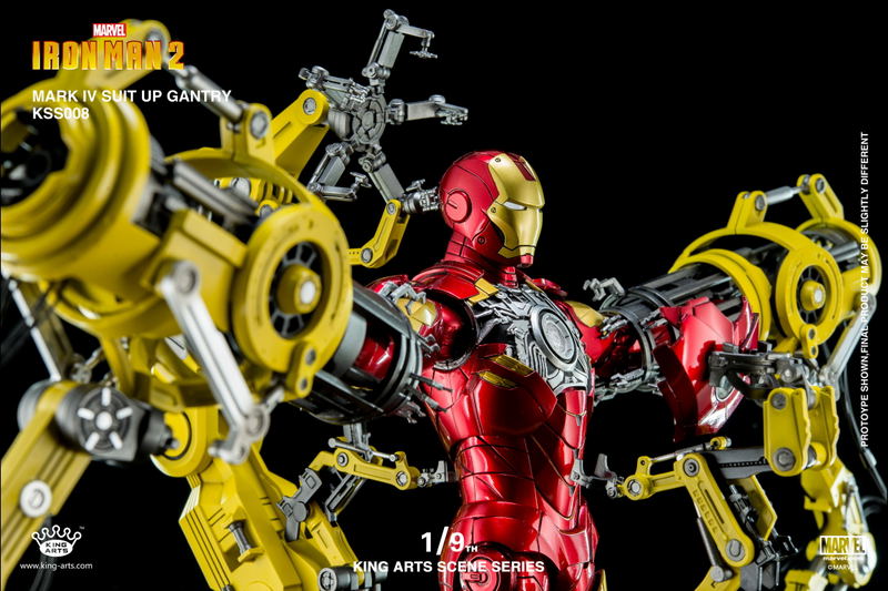 King Arts Scene Series Iron Man 2: 1/9 Mark IV Suit-Up Gantry image 14