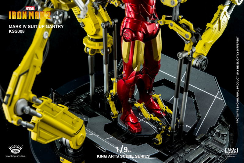 King Arts Scene Series Iron Man 2: 1/9 Mark IV Suit-Up Gantry image 15