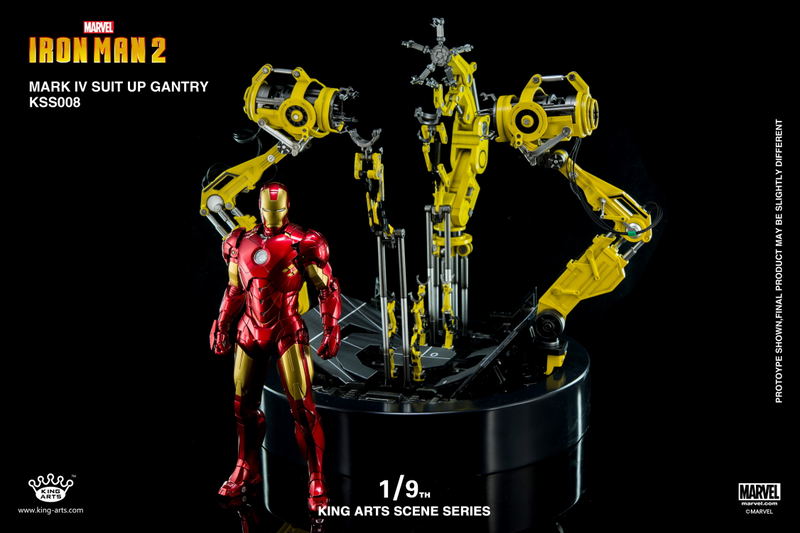 King Arts Scene Series Iron Man 2: 1/9 Mark IV Suit-Up Gantry image 17