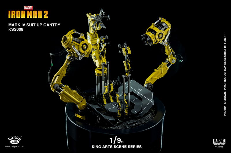 King Arts Scene Series Iron Man 2: 1/9 Mark IV Suit-Up Gantry image 18