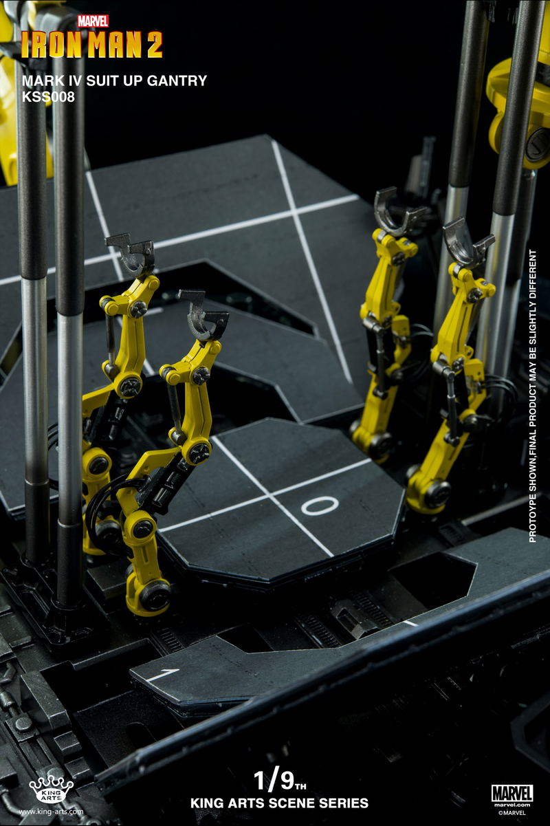 King Arts Scene Series Iron Man 2: 1/9 Mark IV Suit-Up Gantry image 4