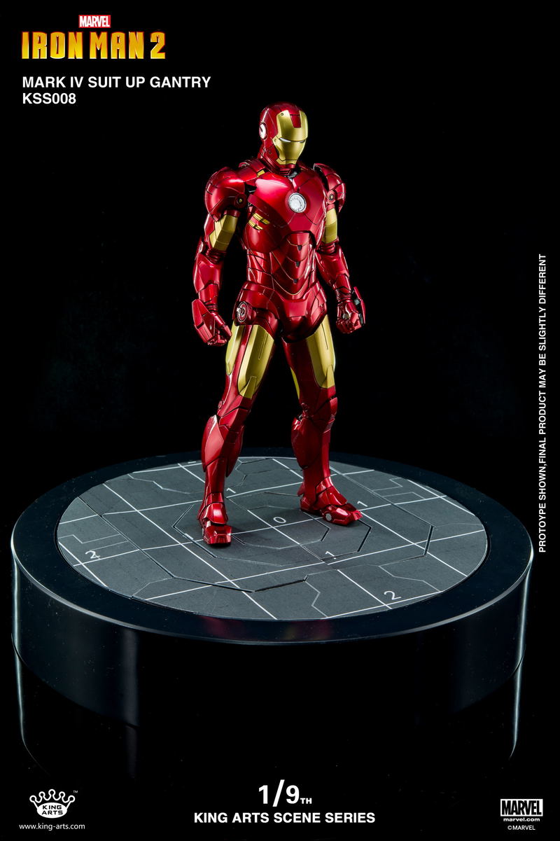 King Arts Scene Series Iron Man 2: 1/9 Mark IV Suit-Up Gantry image 8
