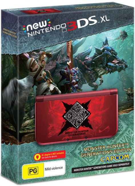 New Nintendo 3DS XL (Monster Hunter Generations Edition) [Limited Edition] image 1