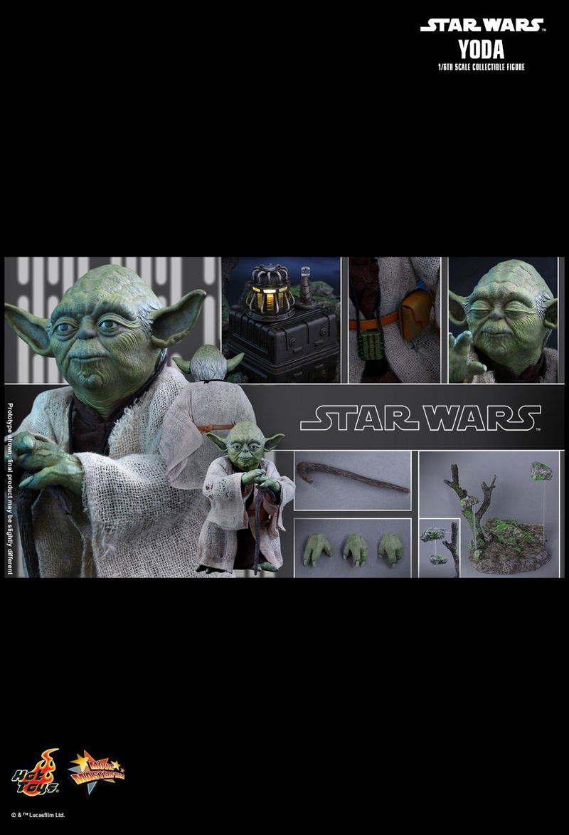 Star Wars Episode V The Empire Strikes Back 1/6 Scale Collectible Figure: Yoda image 15
