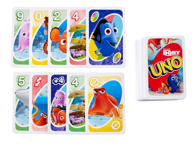 UNO Finding Dory Card Game image 2