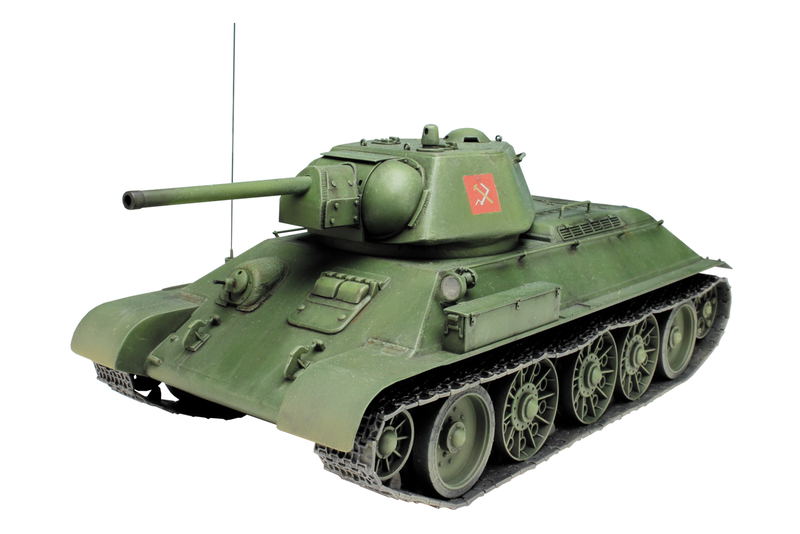 Girls und Panzer der Film 1/35 Scale Model Kit: T-34/76 Pravda High School image 1