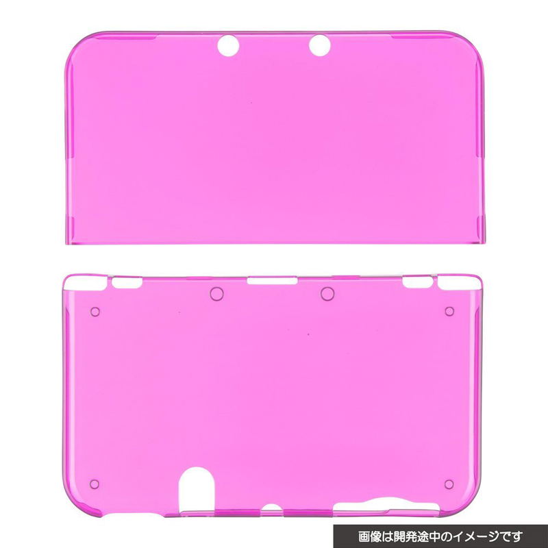 Premium Protect Cover for New 3DS LL (Clear Pink) image 2