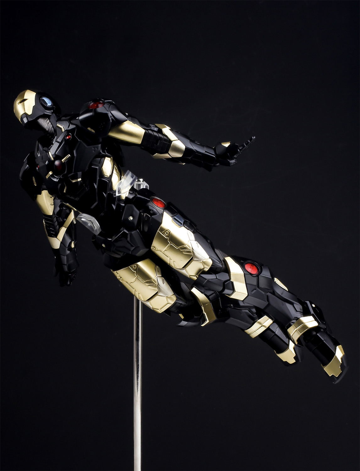 千値練 RE:EDIT IRON MAN ver. BLACK X GOLD RE:EDIT Iron Man No. 06 Marvel Now! Ver. Black x Gold