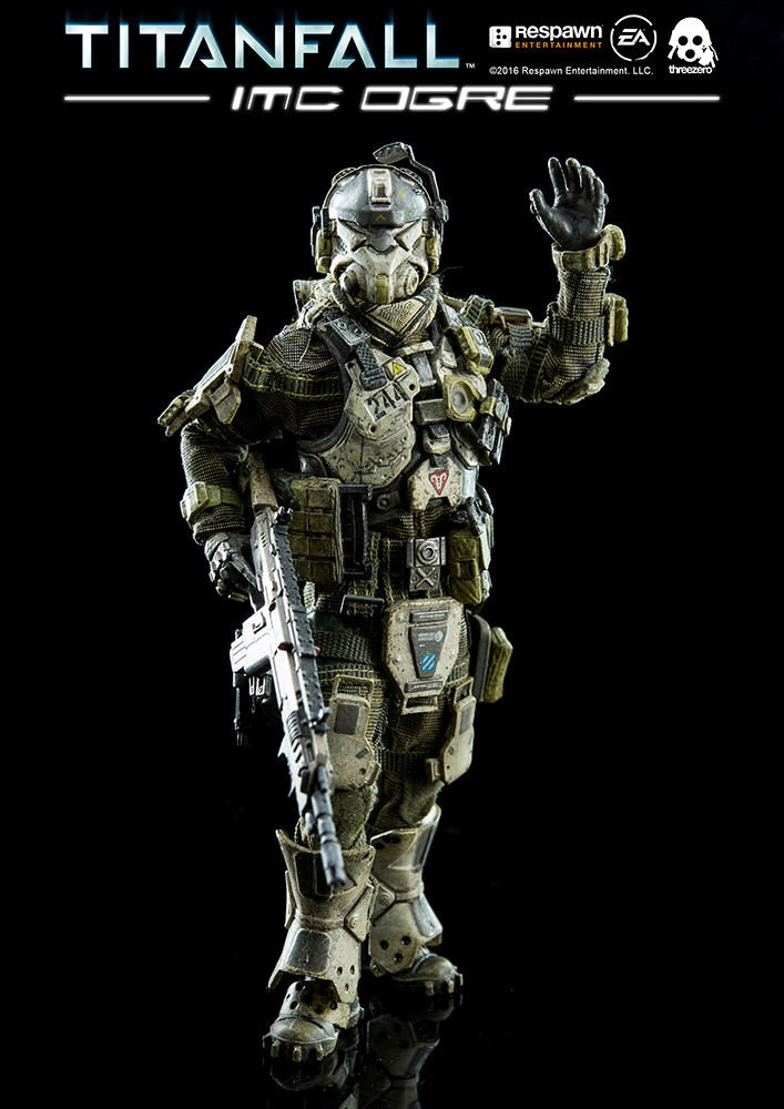 「タイタンフォール 」IMCオーガ 1/12スケールアクションフィギュア Titanfall 1/12 Scale Action Figure: IMC Ogre
