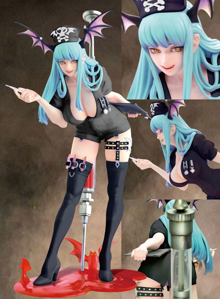 Capcom Figure Builder Creators Model Darkstalkers: Morrigan Aensland Black Nurse Ver. image 3