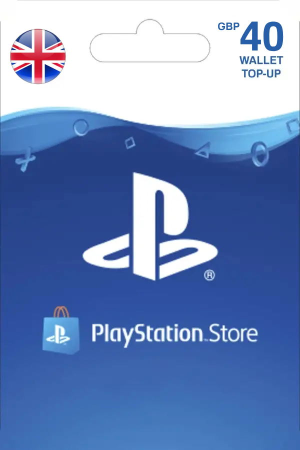 PSN Card 40 GBP | Playstation Network UK digital for PS4, PSVR, PS4 Pro, PS5, PS5 Pro, PS5