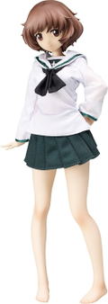Girls und Panzer 1/4 Scale Pre-Painted Figure: Yukari Akiyama School Uniform & Ankou Suit Ver. thumbnail 1