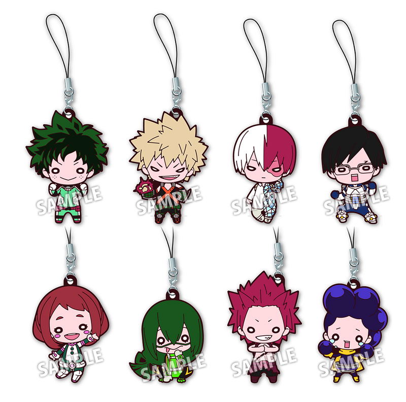 Nitotan My Hero Academia Rubber Mascot (Set of 8 pieces) image 1