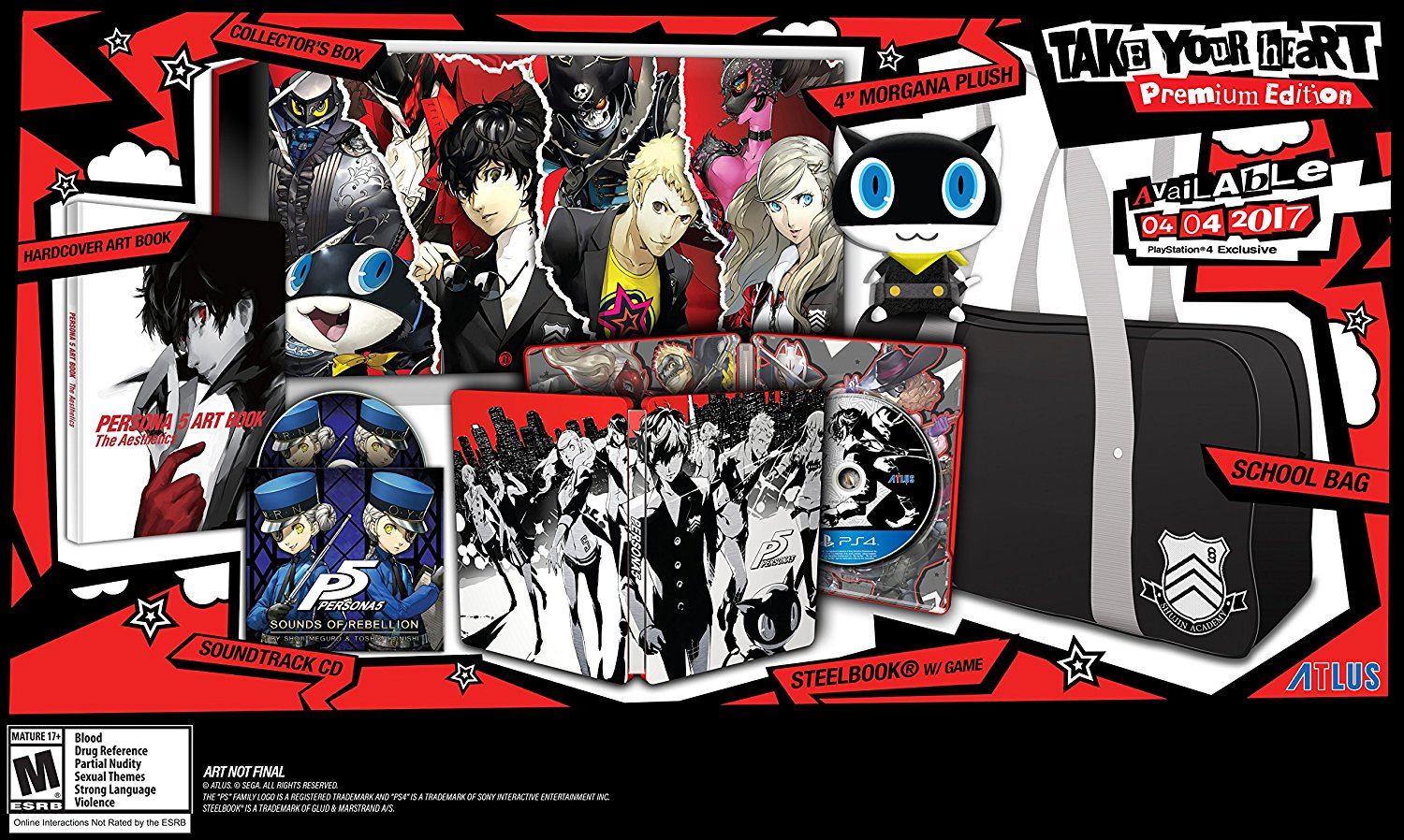 PlayStation 4 Persona5 Starter Limited P