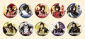 Sengoku Basara Sanada Yukimura Den Can Badge Collection (Set of 10 pieces) thumbnail 2