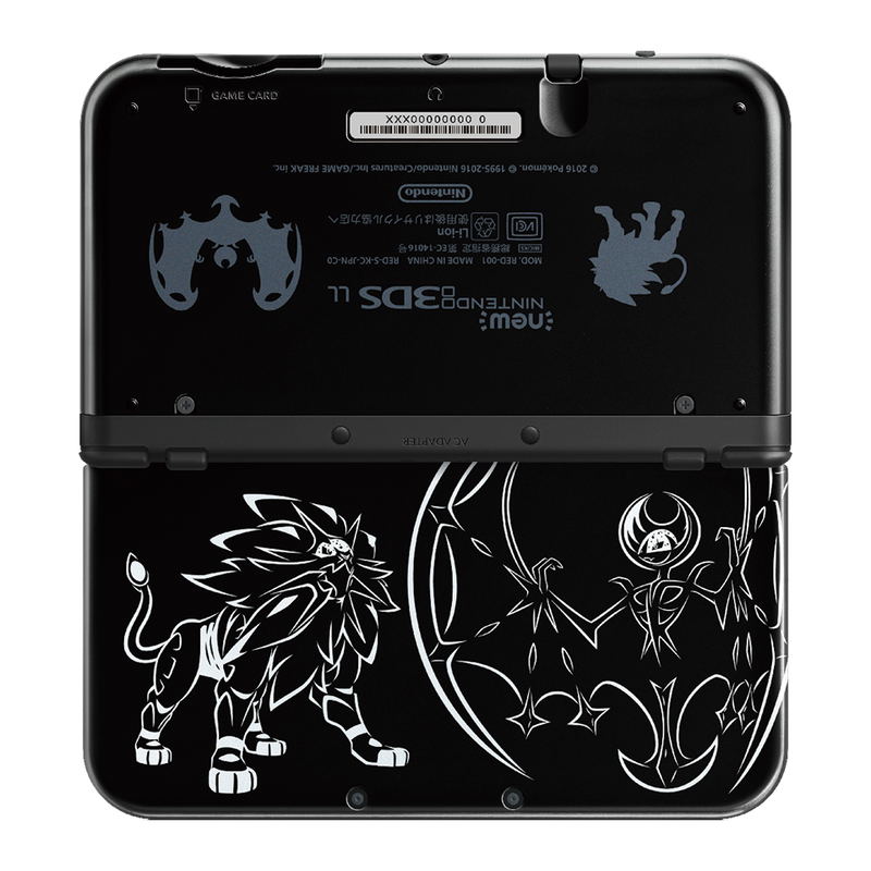 New Nintendo 3DS LL [Solgaleo & Lunala Edition] (Black) image 2