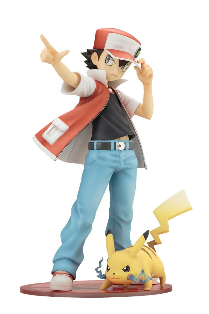 ARTFX J Pokemon Series 1/8 Scale Pre-Painted Figure: Red with Pikachu (Re-run) image 1