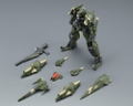 Frame Arms 1/100 Scale Pre-Painted Plastic Model Kit: JX-25F Ji-Dao thumbnail 8