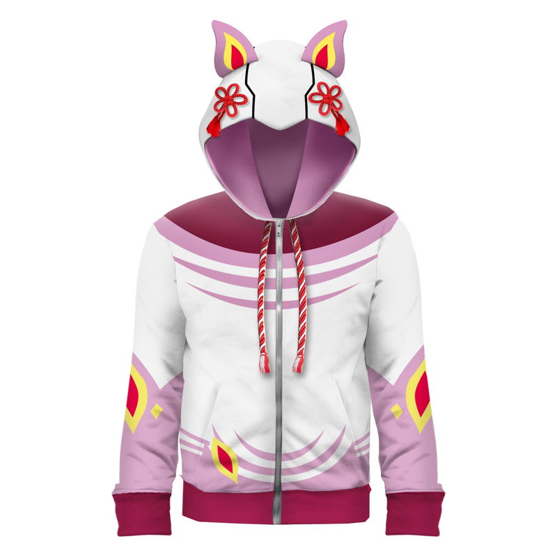 Monster Hunter X Full Zip Parka: Mitsune Style (L Size) image 1