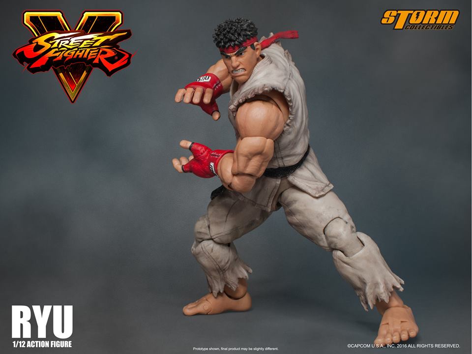 Street Fighter V 1/12 Scale Pre-Painted Action Figure: Ryu